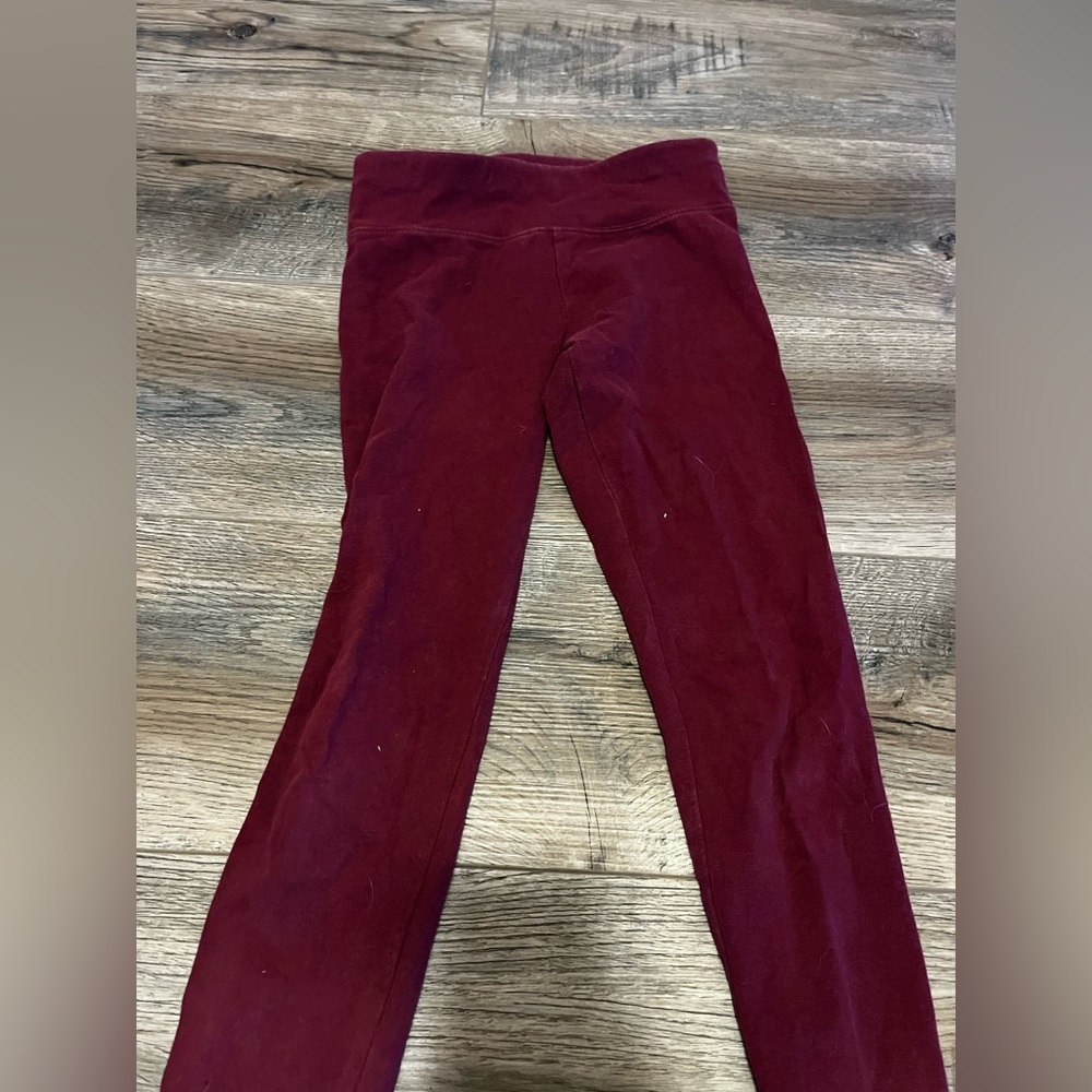 Justice Burgundy Leggings